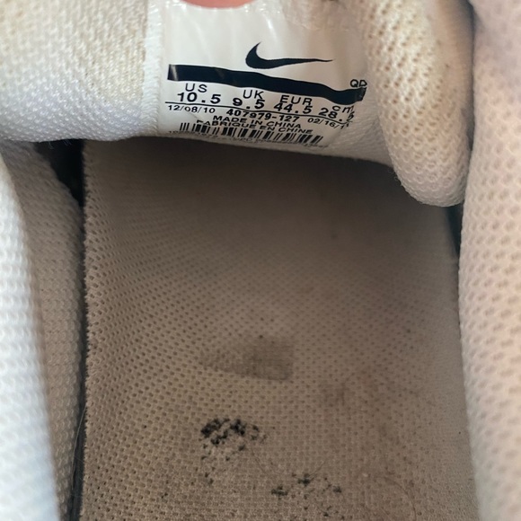 VTG Nike Air Max 2010 white/black sz 10.5 - Picture 6 of 6